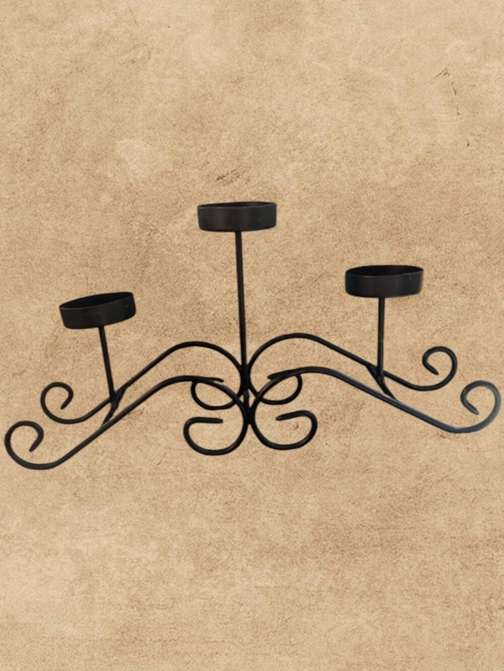 Metal 3 Tier Tea Light Candle Holder